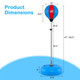 Boxing Punching Bag with Height Adjustable Stand and Boxing Gloves product