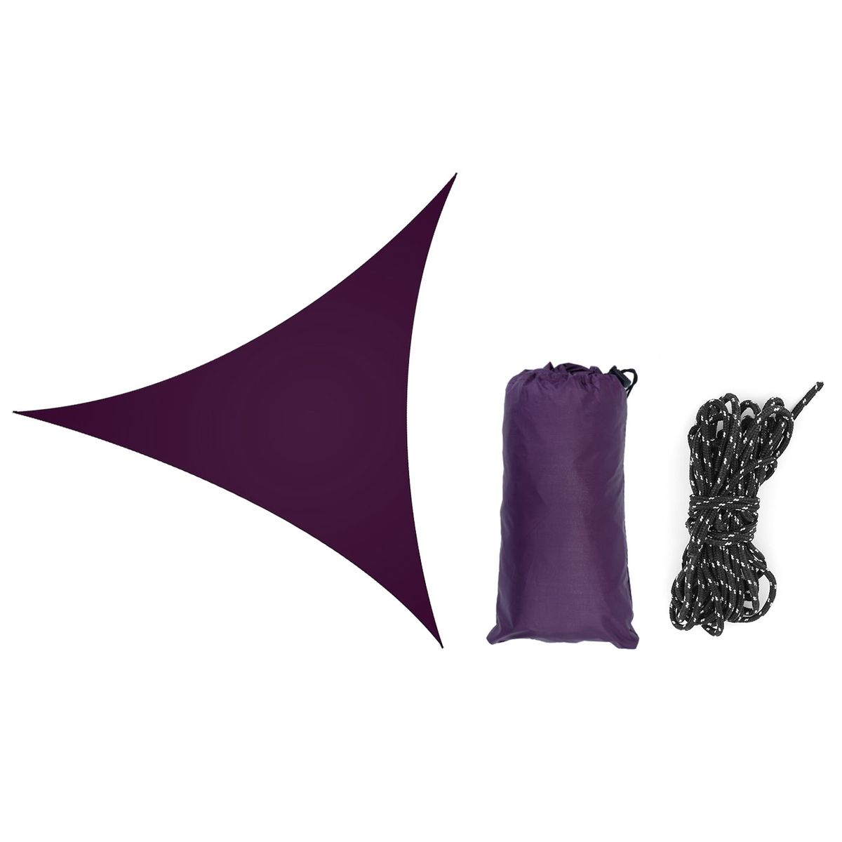 11 or 13Foot Sun Shade Sail Canopy  13ft  Purple