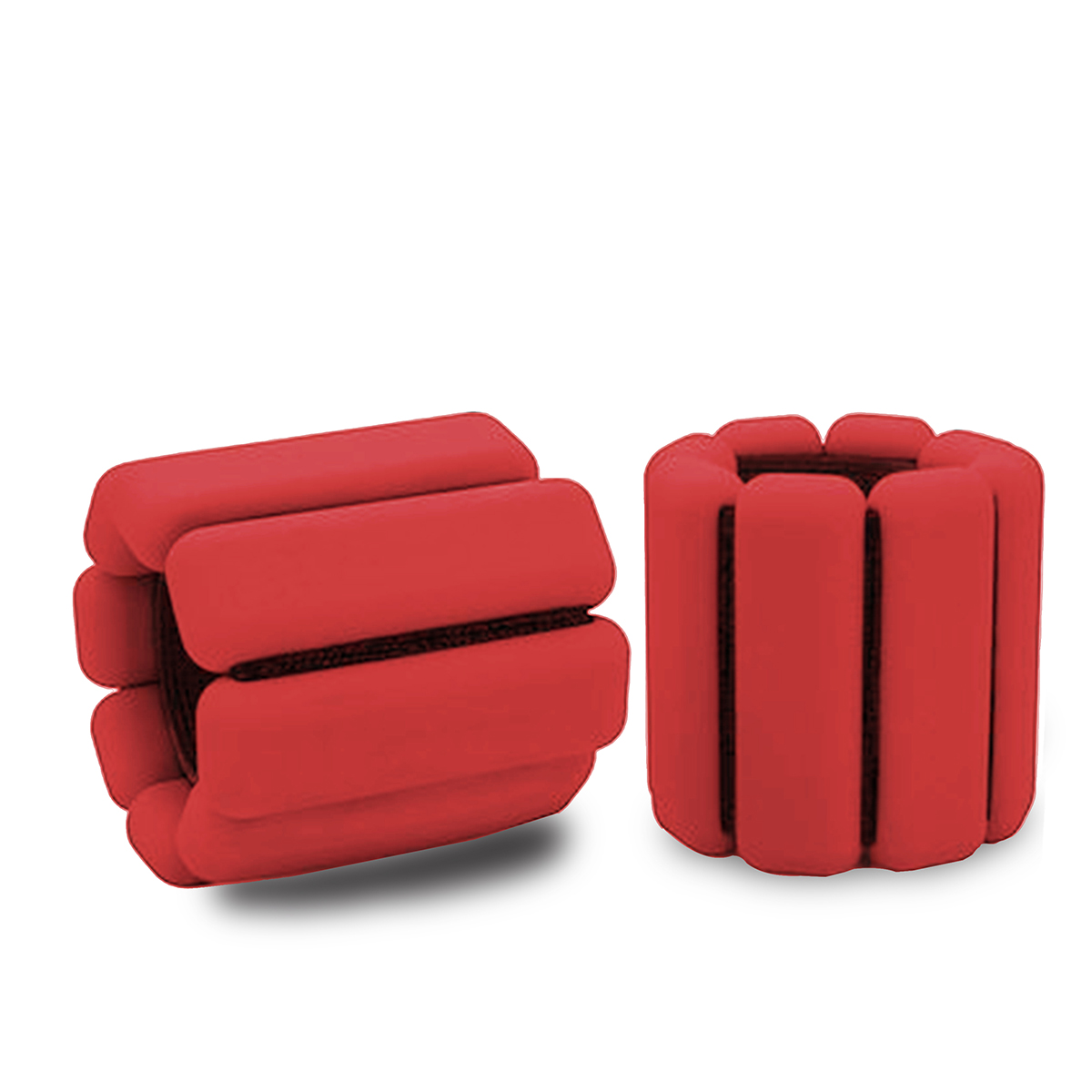 Zummy 3lb Adjustable Weights for Wrist or Ankle (Set of 2) - Red