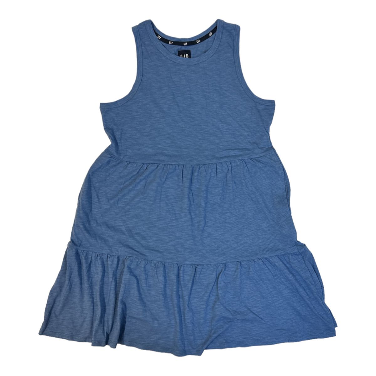 GAP Women's Tiered Summer Dress - 2X-Large - Dutch Blue