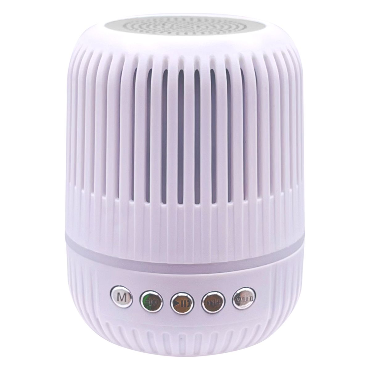 Mini Wireless Bluetooth Speaker, Rechargeable - White
