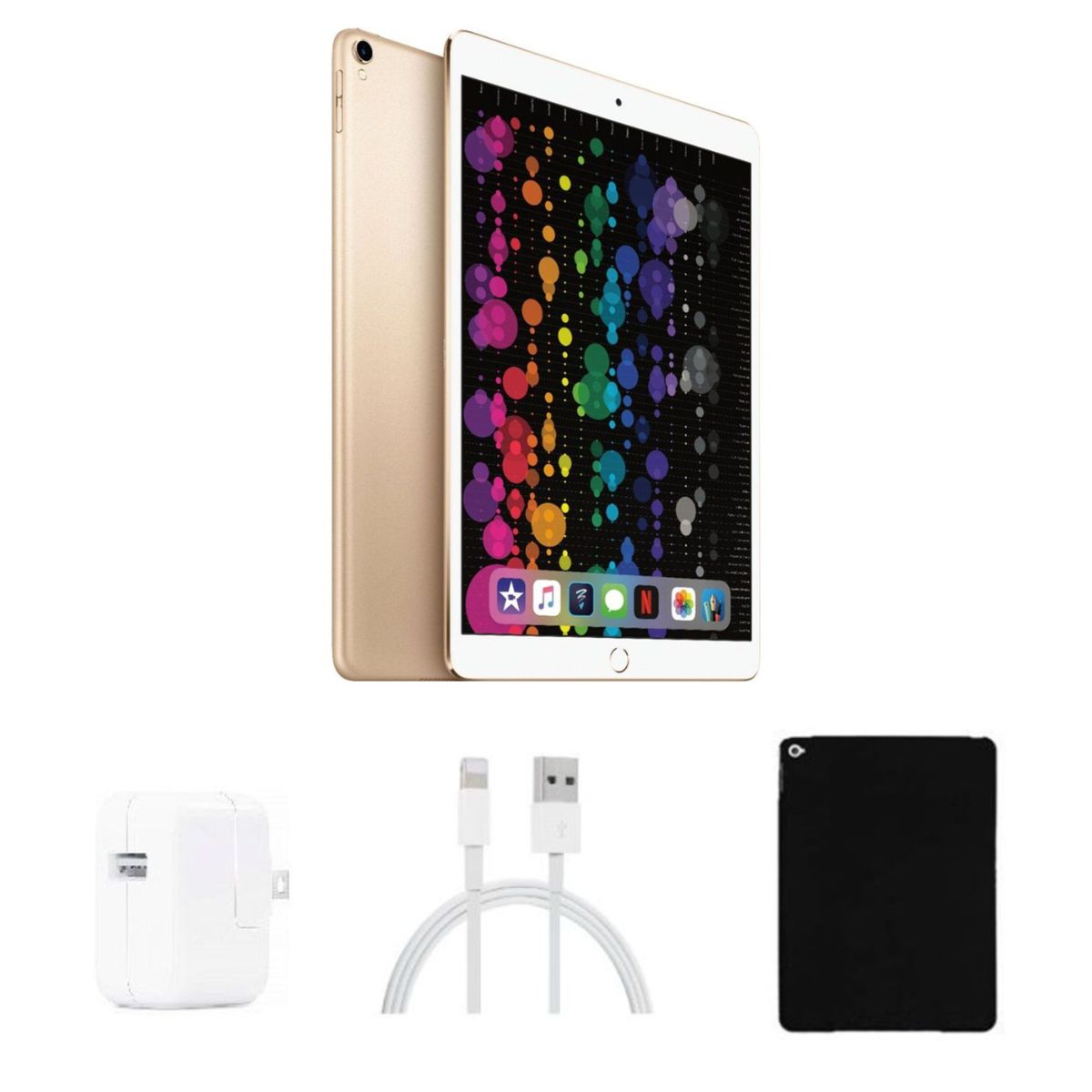 Apple® iPad Pro 10.5-Inch, 512GB, Wi-Fi/Cellular Bundle (1st Gen) - Gold