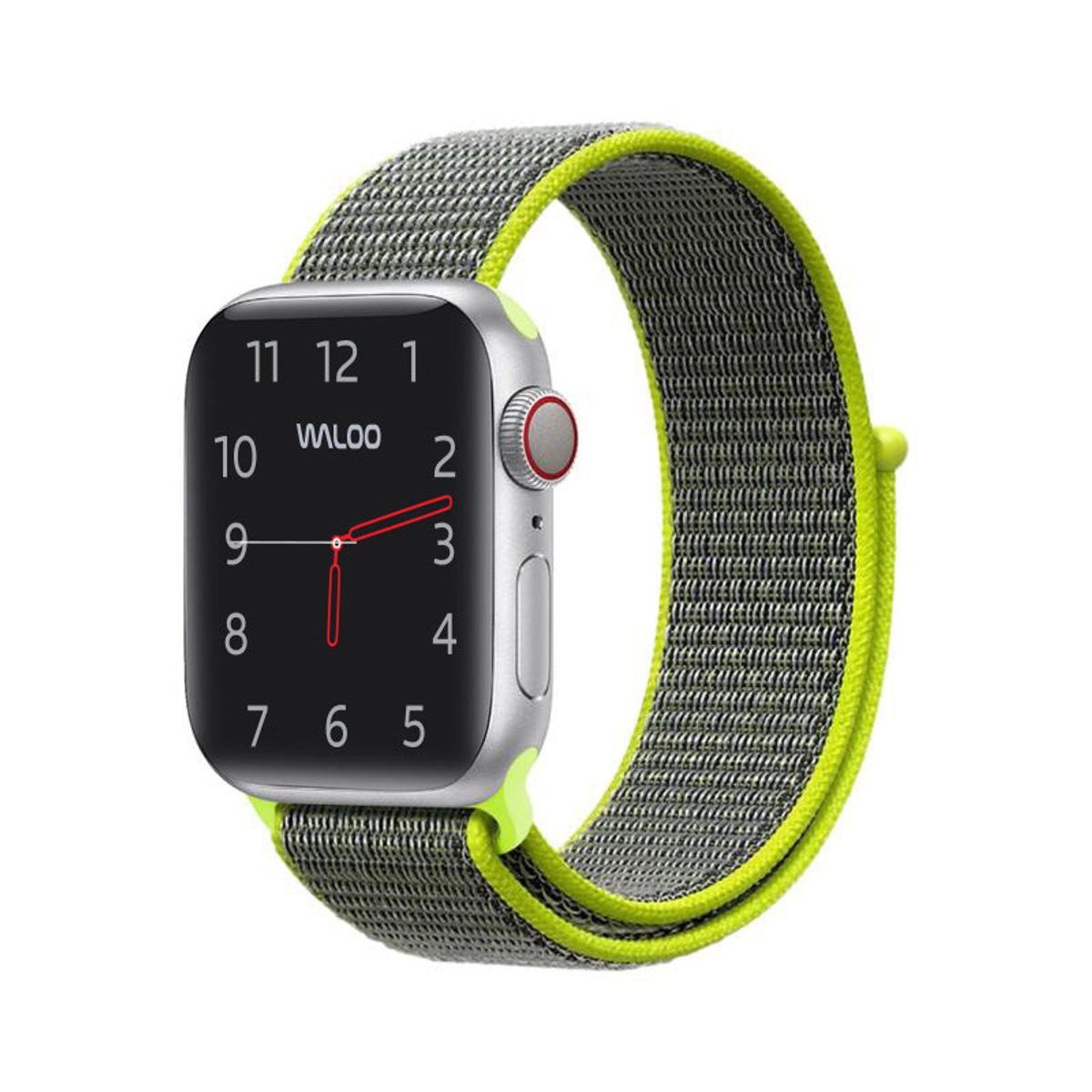 Woven Nylon Sport Loop Band for Apple Watch - 42/44/45mm / Green