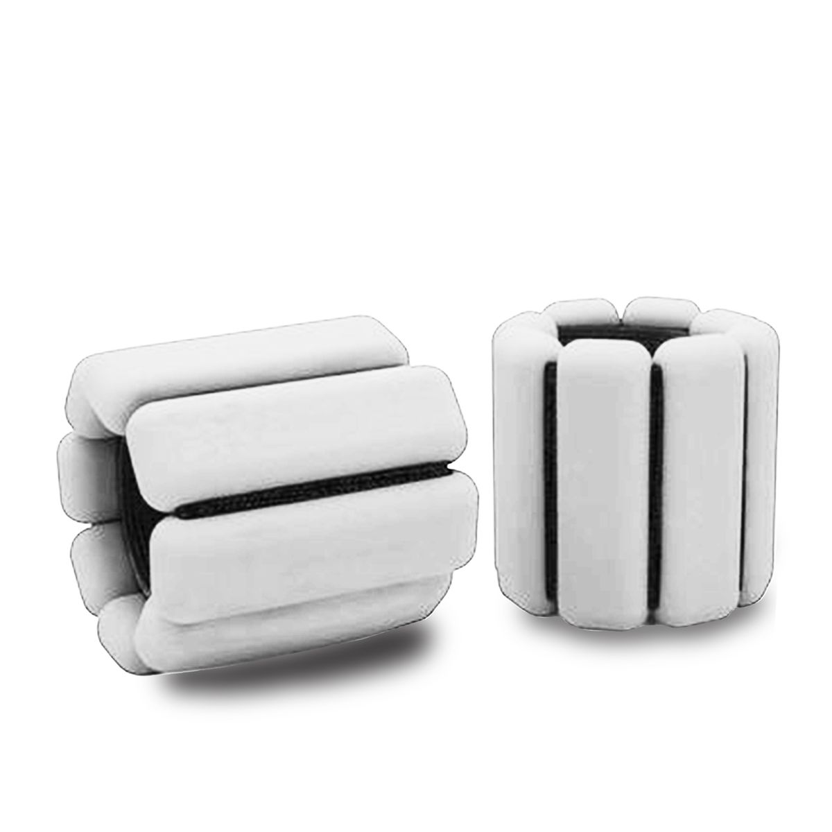 Adjustable 3Pound Wrist  Ankle Weights Set of 2  White