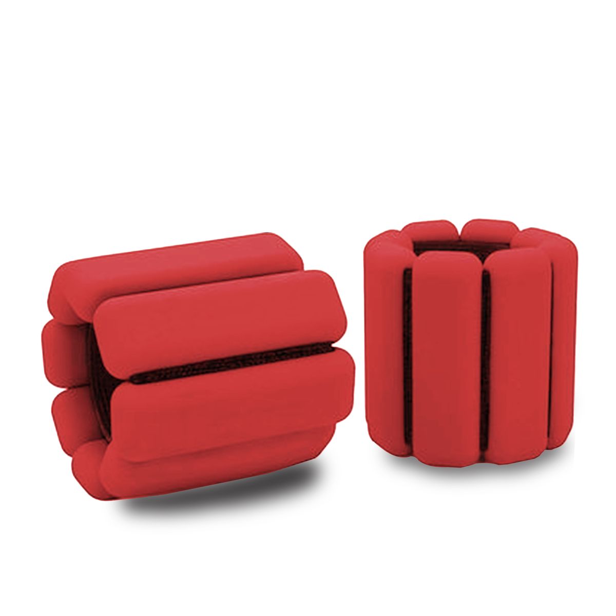 Adjustable 3Pound Wrist  Ankle Weights Set of 2  Red