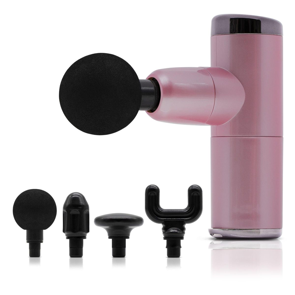 VSN-SBGMSGR-PNK Sore Be Gone Massage Gun - 4 Attachments Included - Pink