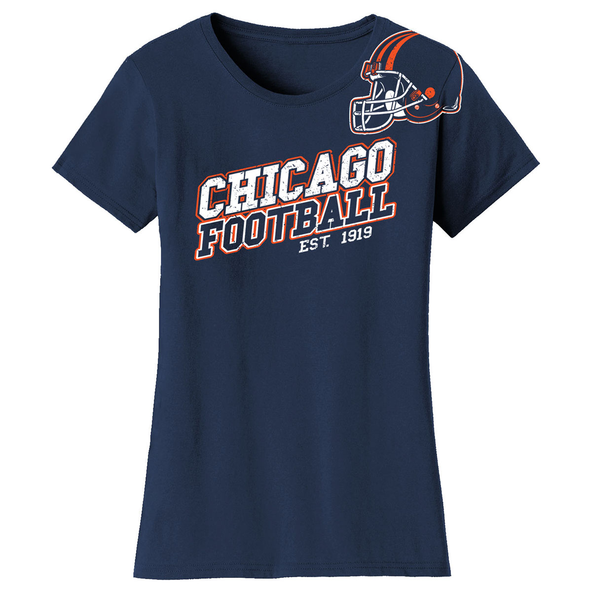 Womens Football Fan TShirt  Large  Chicago