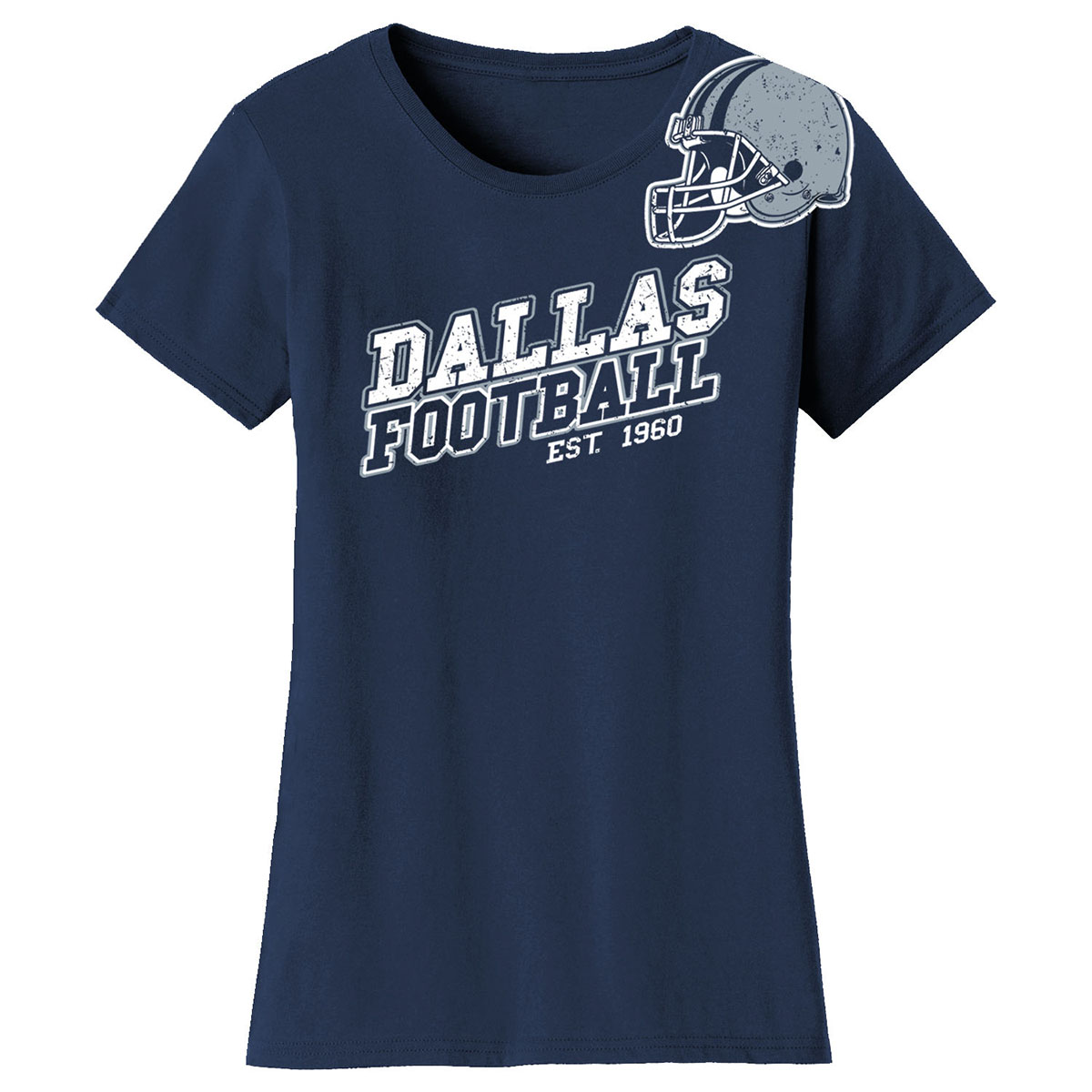 Womens Football Fan TShirt  Large  Dallas
