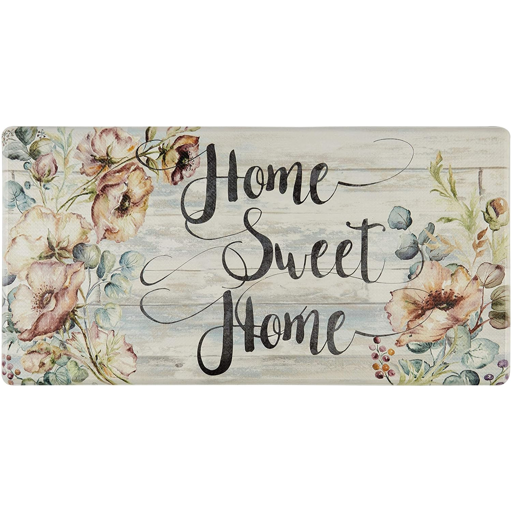 UntilGone – Cook n’ Comfort Oversized Anti-Fatigue Kitchen Floor Mats – CNC218 (Home Sweet Home)