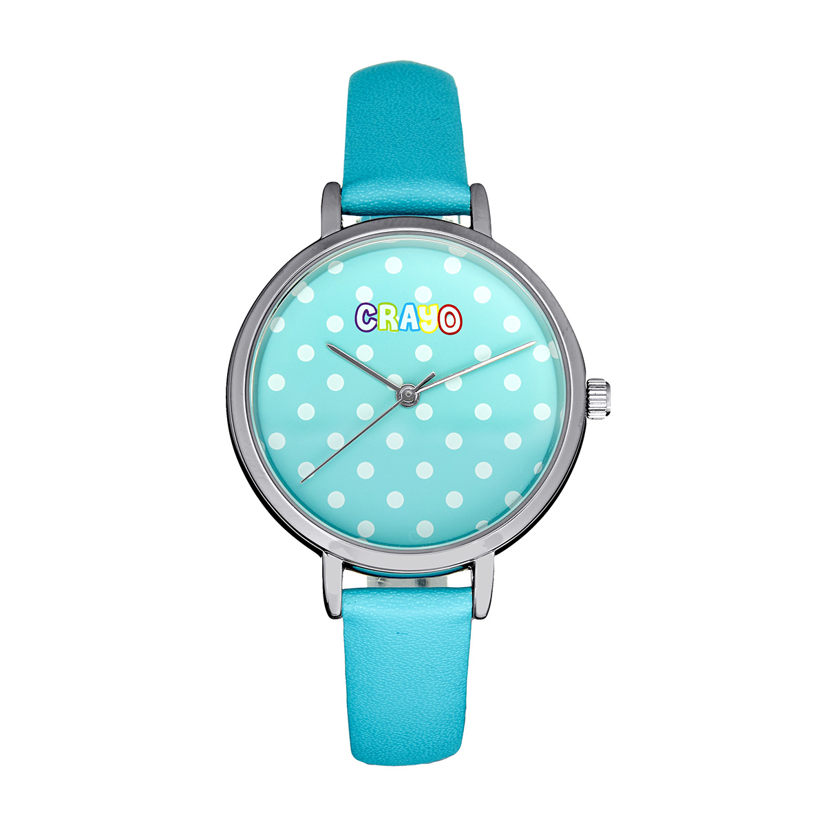 Crayo™ Dot Strap Watch, 35mm - Silver/Blue