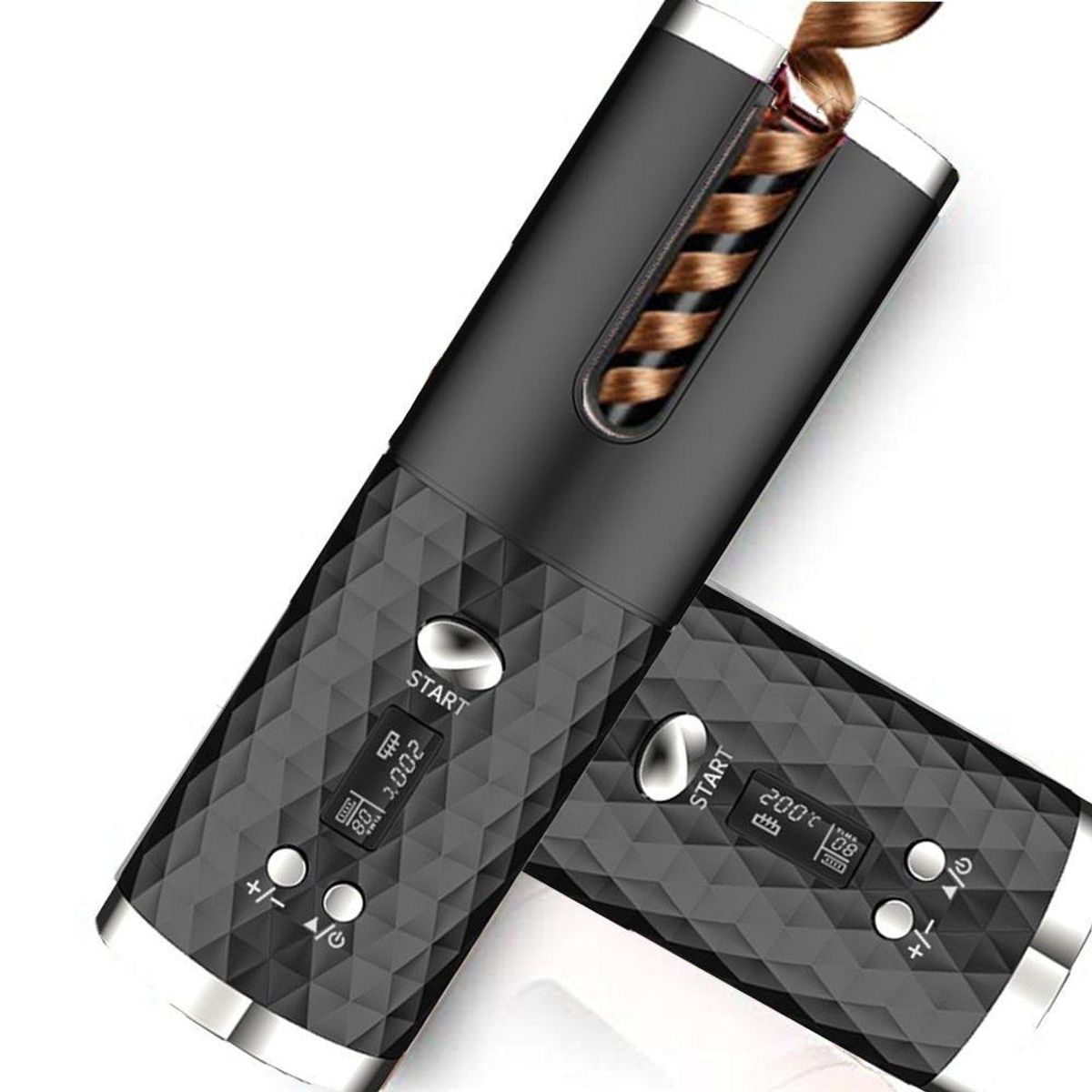 PlanetCurls Digital Automatic Hair Curler - Black