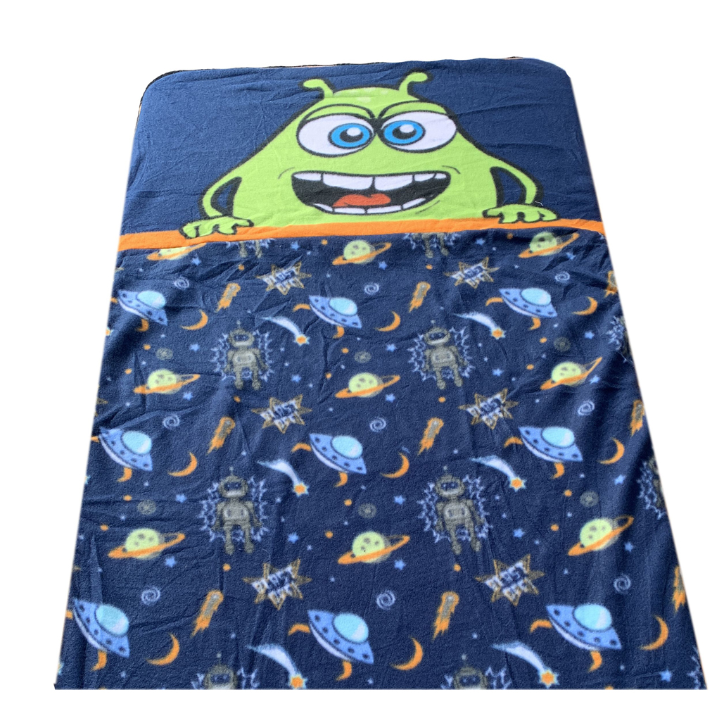 Zipit Bedding&reg; Kids' One-Piece Zippered Bedding Set - Alien - DLX - Twin