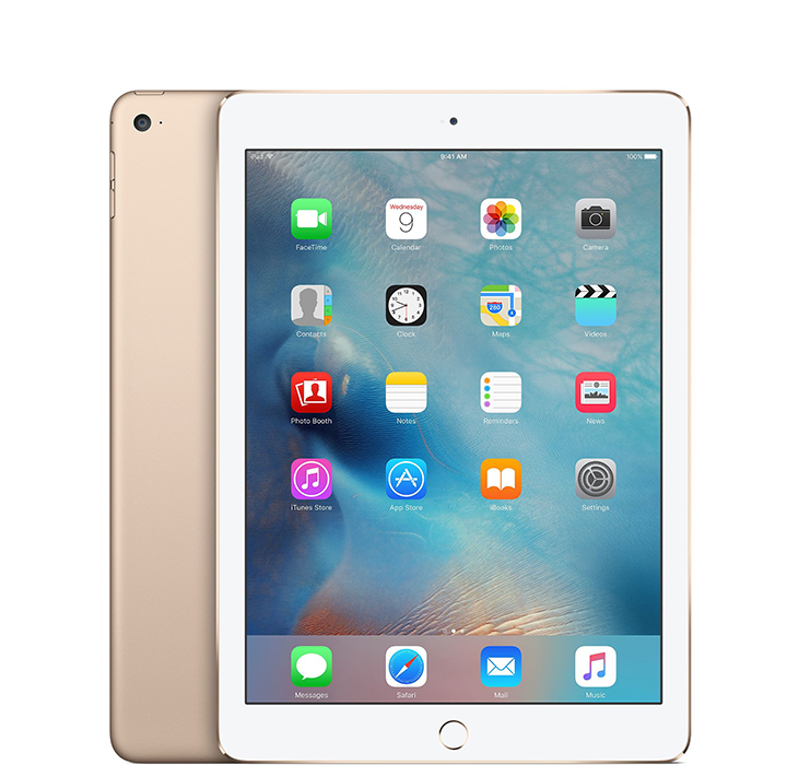 Apple iPad Air 2 Retina Bundle with Case and Screen Protector - 16GB - Gold