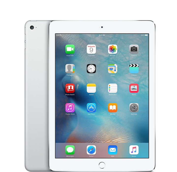 Apple iPad Air 2 Retina Bundle with Case and Screen Protector - 32GB - Silver