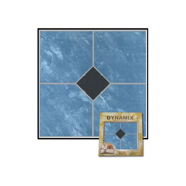 20-Piece 12 x 12-Inch Vinyl Tiles - Blue