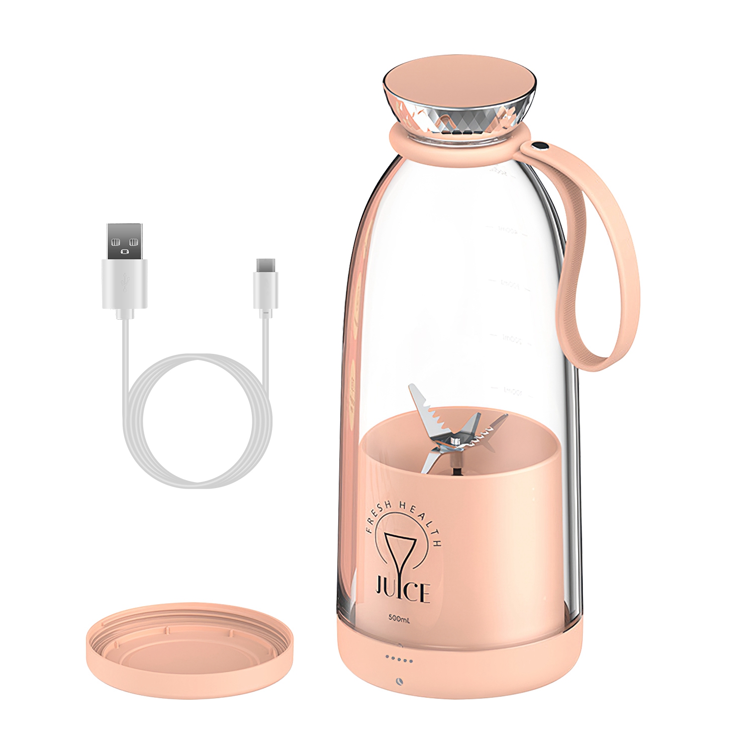 UntilGone – iMounTEK Portable 17-Ounce Blender – iMounTEK Portable Fruit Blender Pink