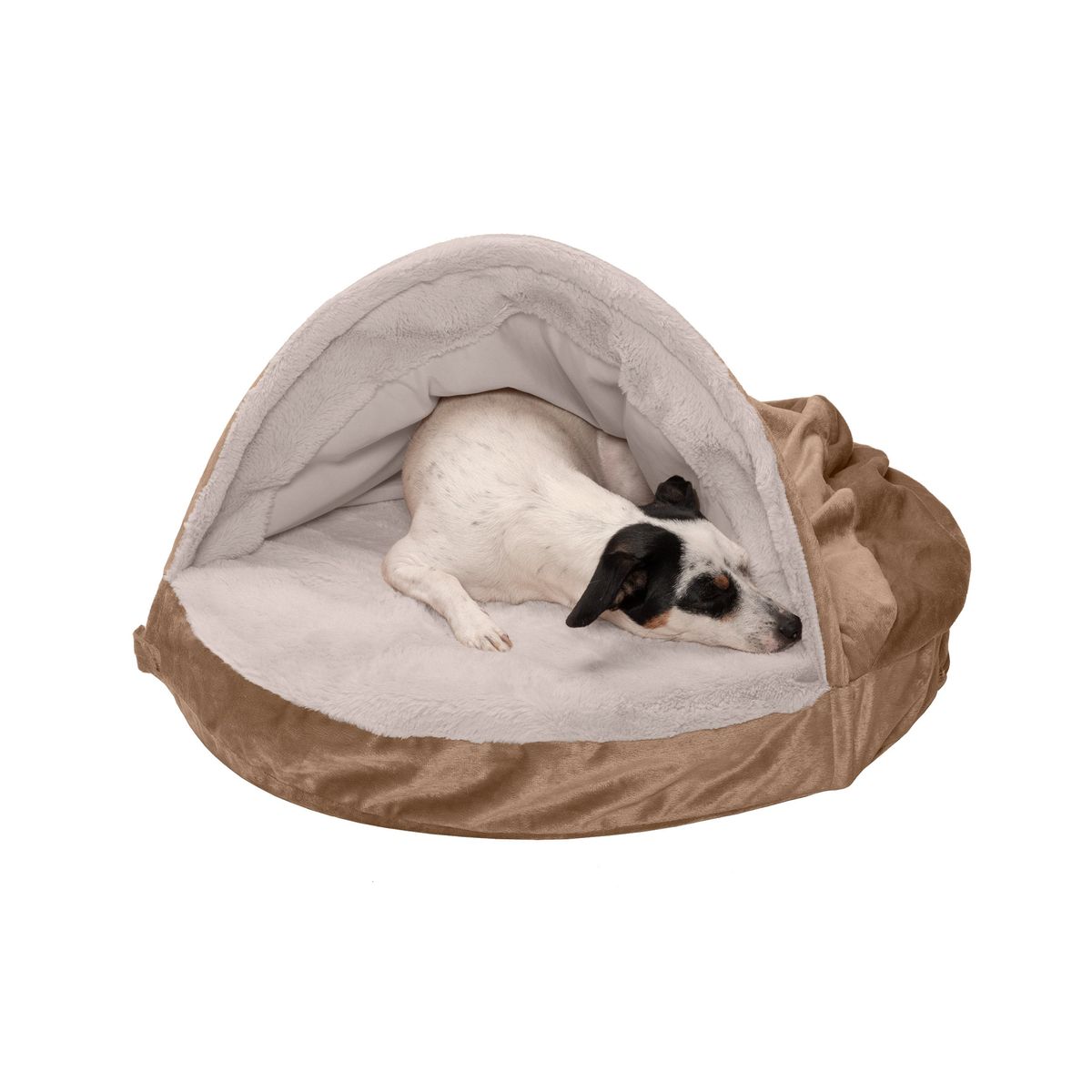 Photos - Dog Bed / Basket Furhaven Pet Products FurHaven® Snuggery Burrow Dog Bed - Orthopedic Foam