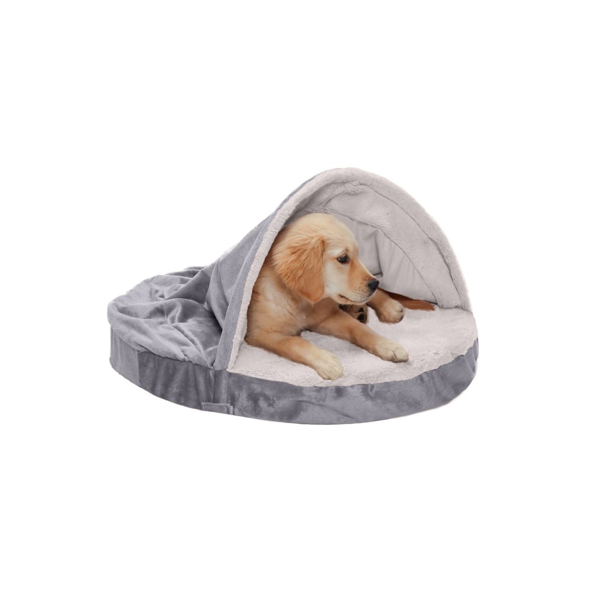 Photos - Bed & Furniture Furhaven Pet Products FurHaven® Snuggery Burrow Dog Bed - Memory Foam / 26