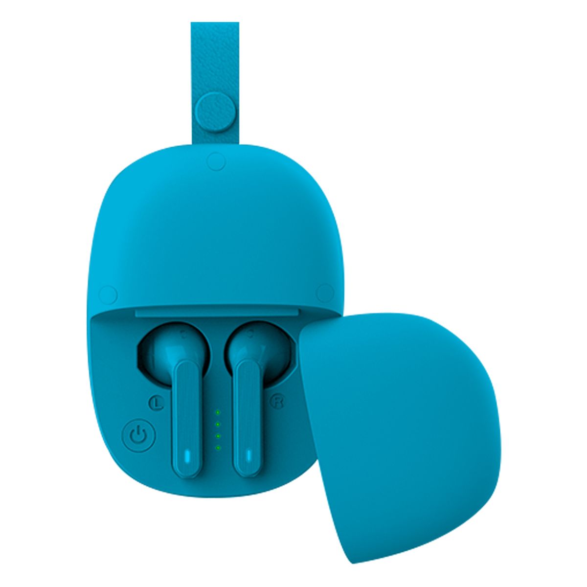 2-in-1 Pocket-Sized Speaker with Wireless Earbuds by Zummy&trade; - Blue
