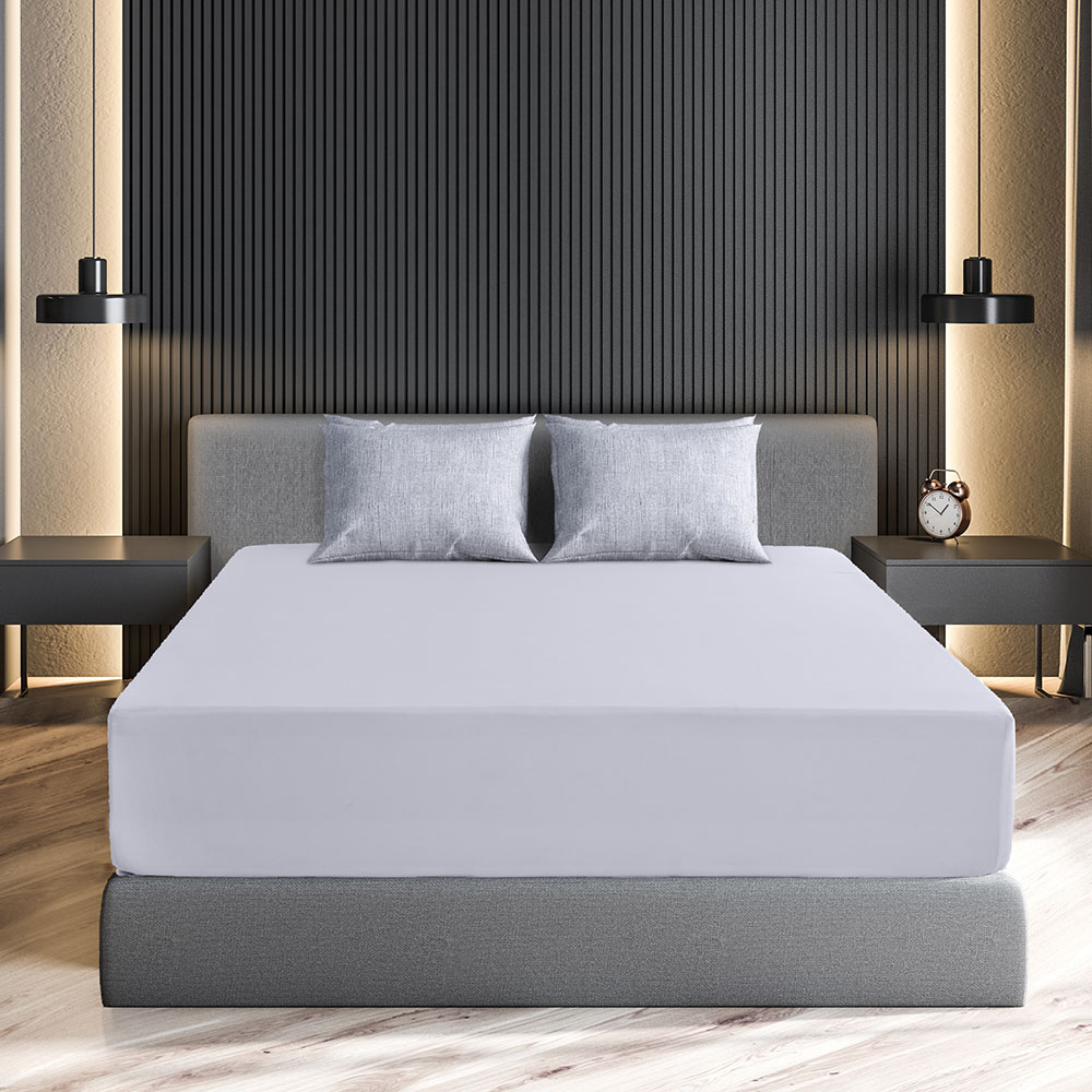 Premium Soft 16-Inch Deep Pocket Fitted Sheet - Queen-White