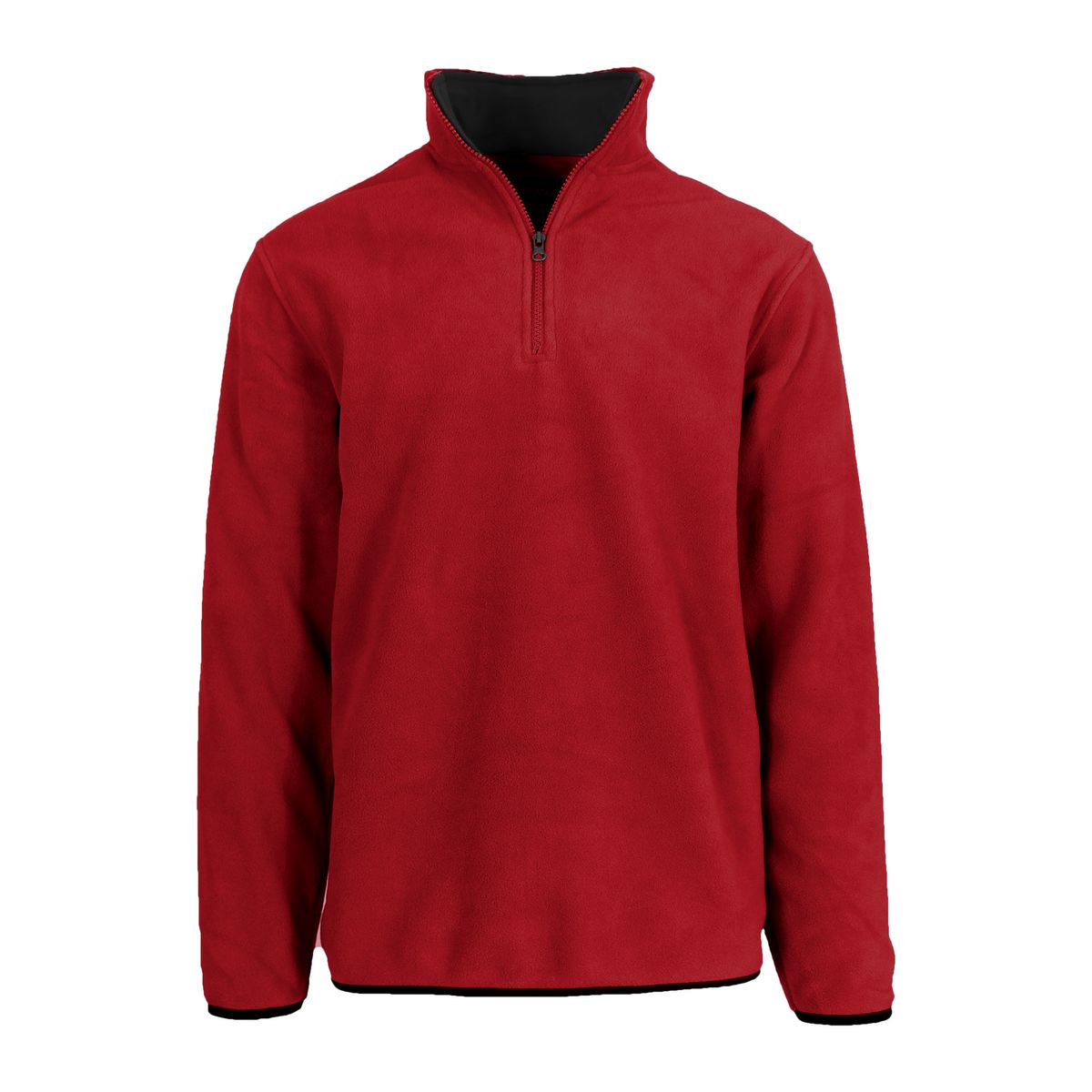 Men's Polar Fleece Quarter Zip Pullover (1- to 3-Pack) - MPF-222106 / RD-M