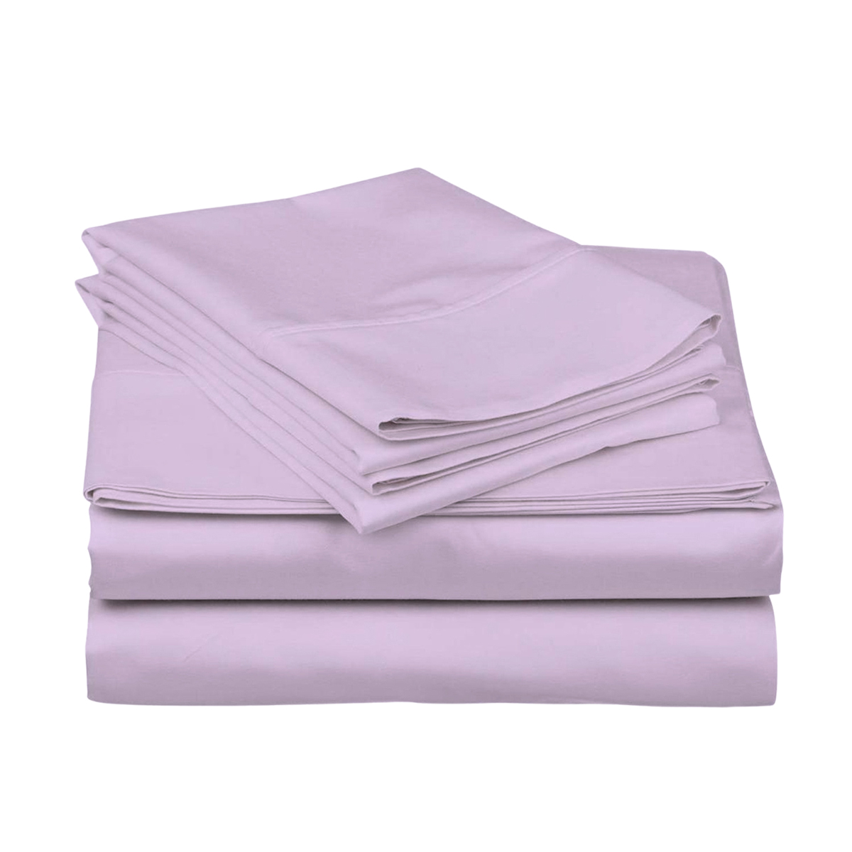 Photos - Bed Linen Luxury Home 1800 Thread Count Sheet Set with Deep Pockets - Lilac - King LH-1800BTC-4PC-LIL-K(4-Piece)