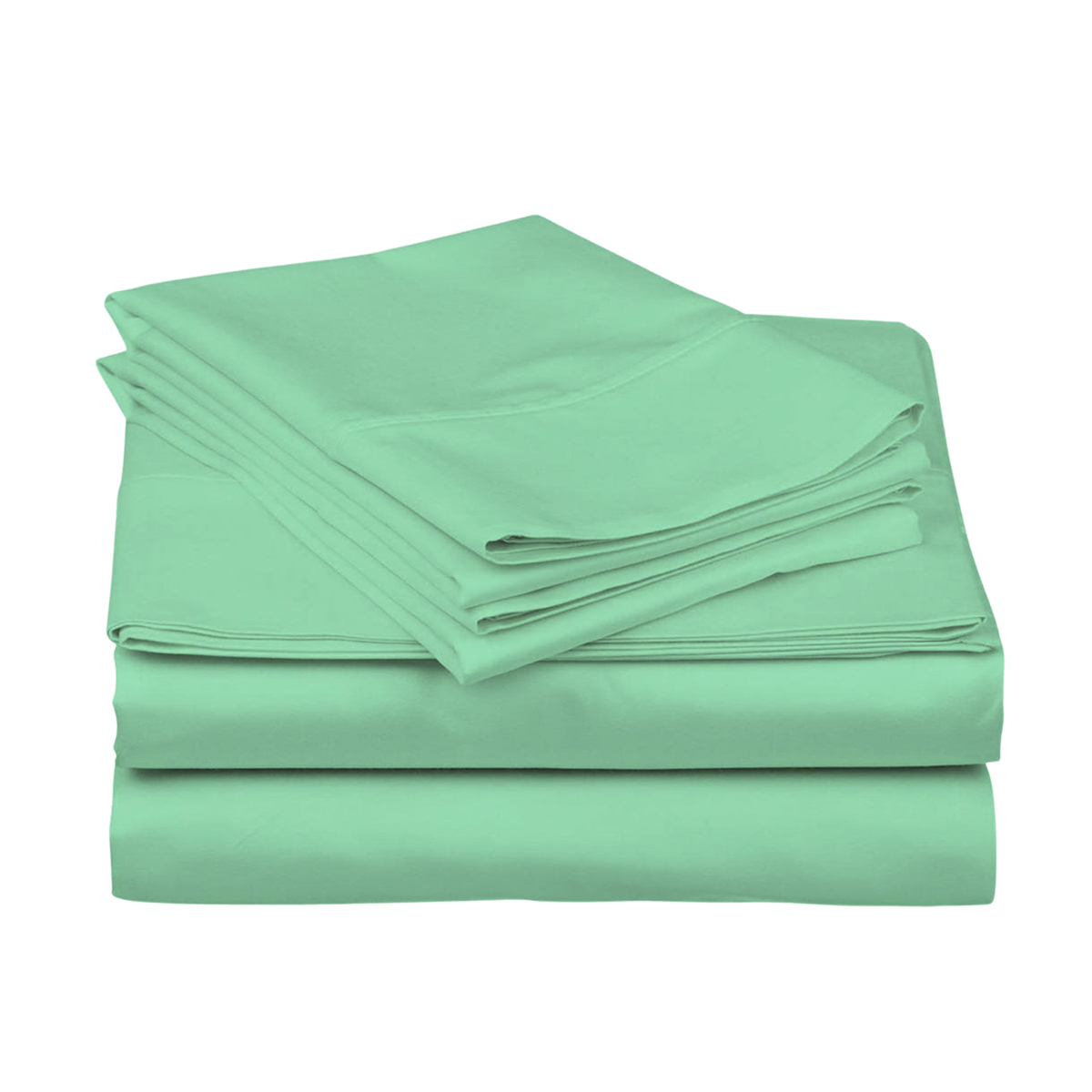 1800 Thread Count Sheet Set with Deep Pockets (4-Piece) - Turquoise - Queen
