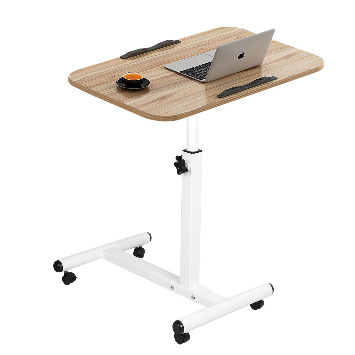 NewHome&trade; Rolling Laptop Table - NewHome Rolling Laptop Table Wood