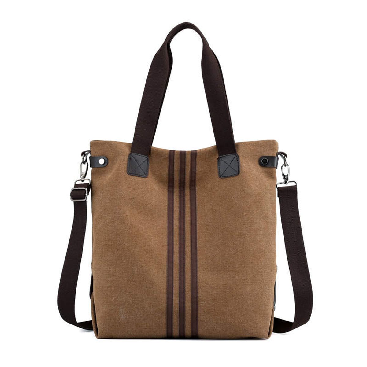 Kelly Canvas Tote Bag for Women - Tan