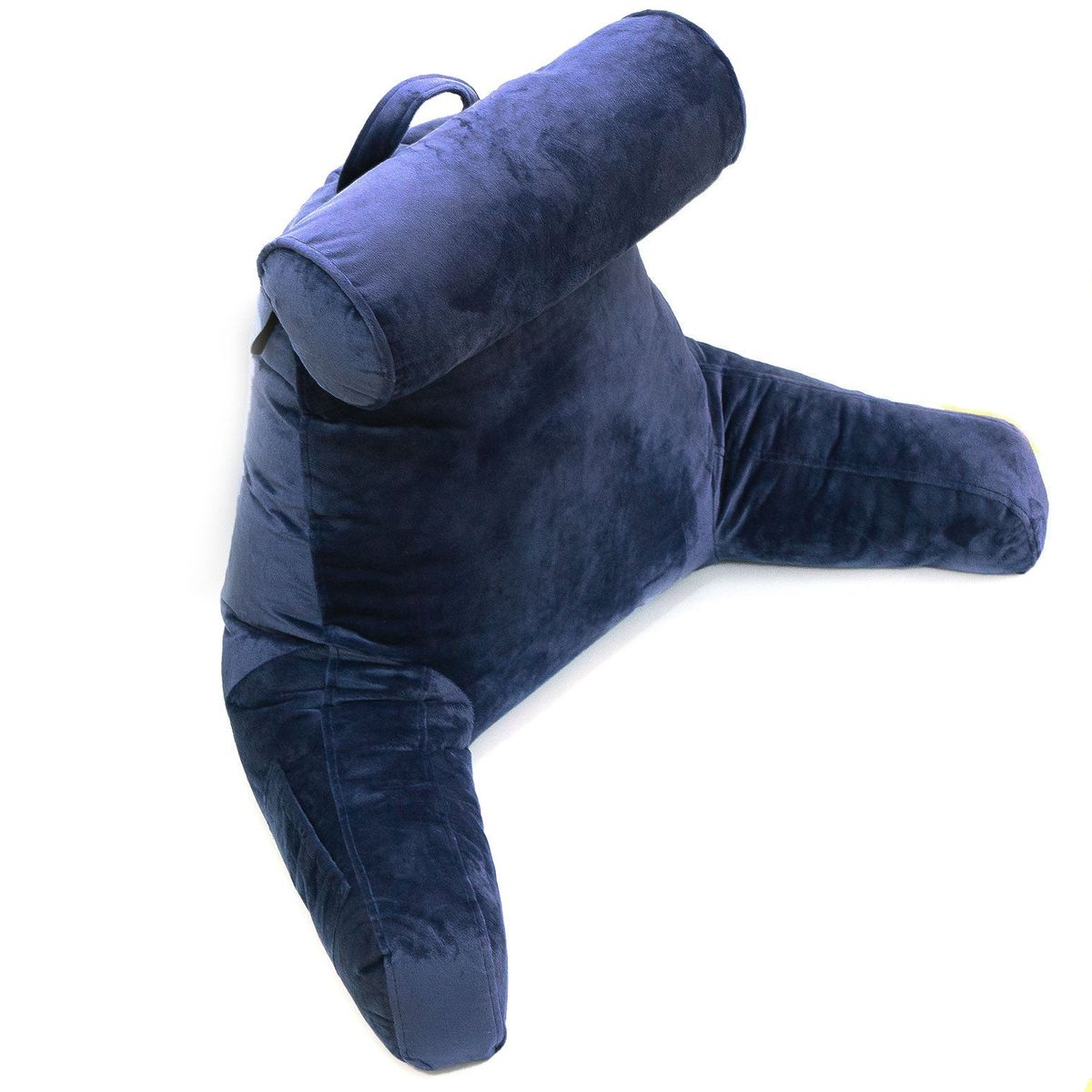 Cheer Collection&reg; XL Hollow Fiber Pillow with Bolster & Backrest - Navy