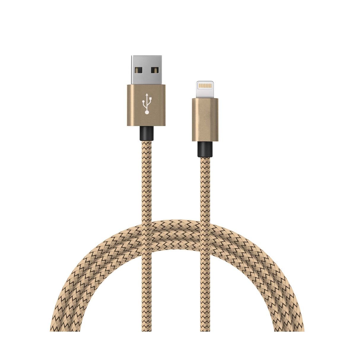Lightning Charging Cable for iPhone (MFI Certified) - Gold-image-SKU6279835