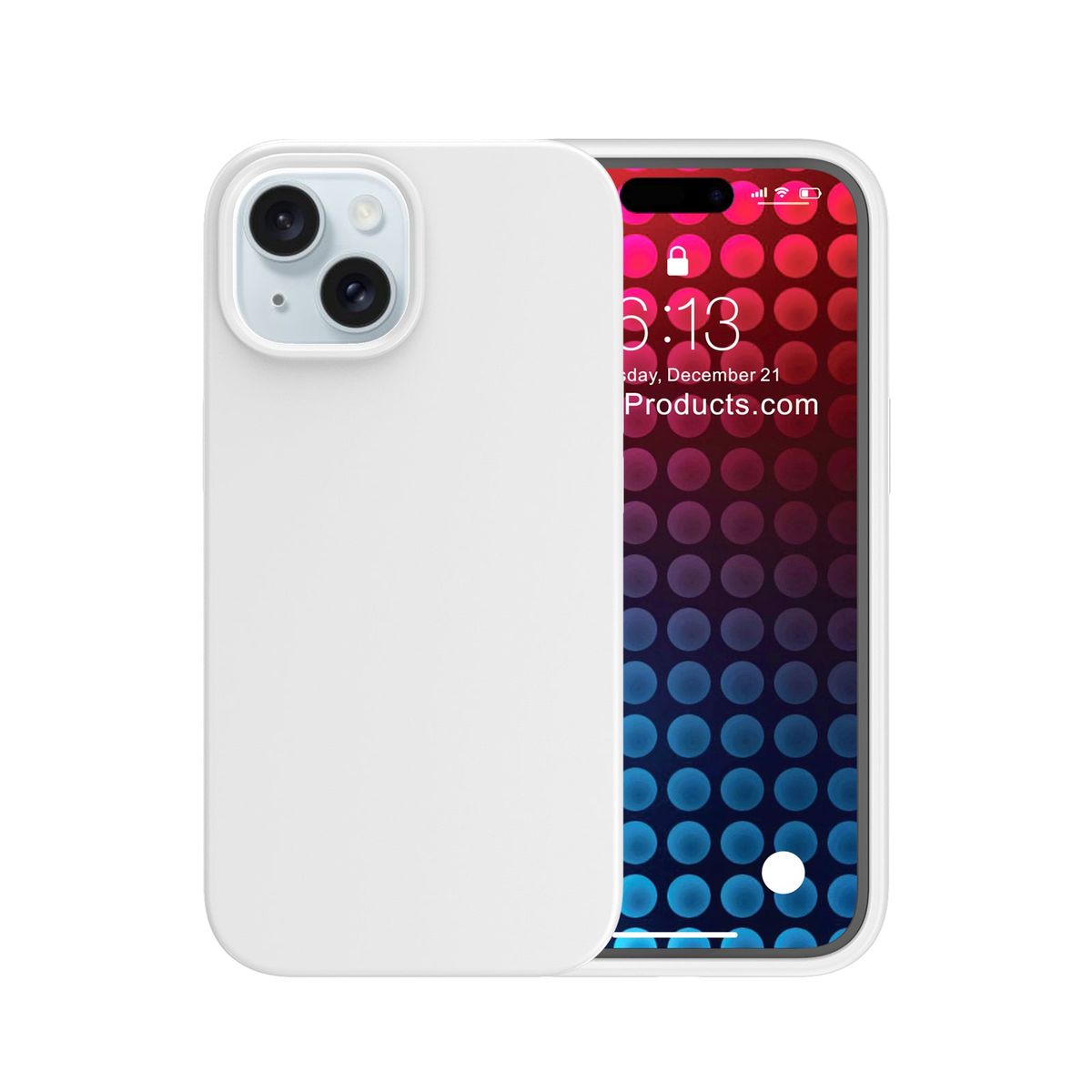 Photos - Case Waloo Products Silicone Cases with MagSafe for Apple iPhone 15 - iPhone 15