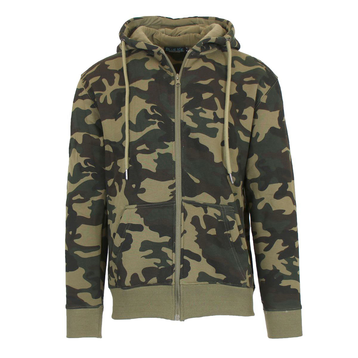 Men’s Fleece-Lined Full-Zip Hoodie (1- to 3-Pack) - J/MFH-700/ WD/L