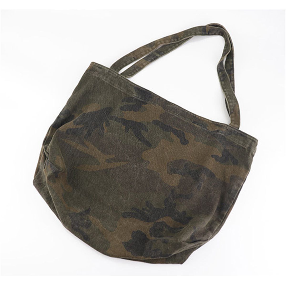 Kristy Canvas Tote - Green Camo