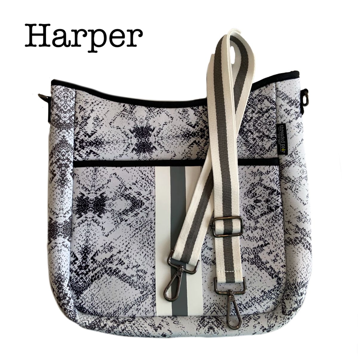 Neoprene Messenger Bag  Harper