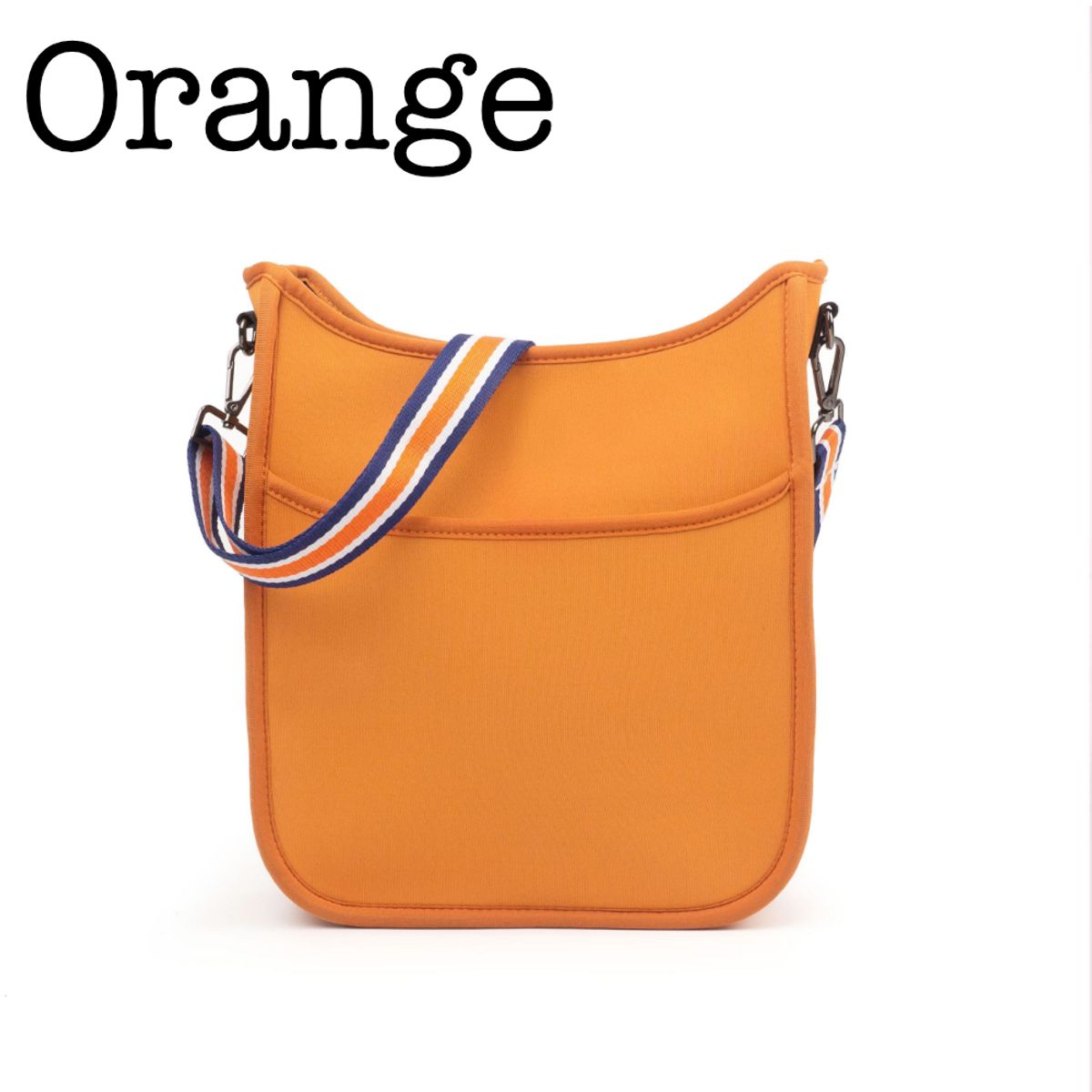 Neoprene Messenger Bag  Orange