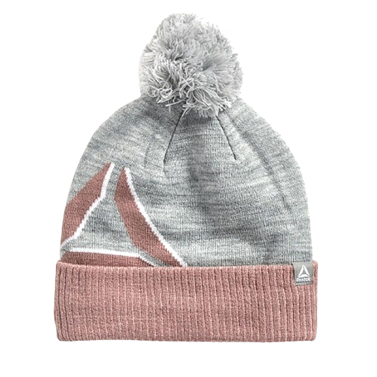 Reebok Womens Active Beanies 1 or 2Pack  Reebok Light Grey Pom Beanie