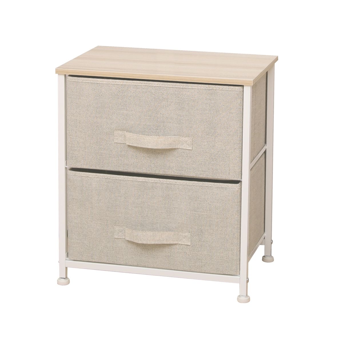Foldable Storage Chest with Drawers - 2 drawers