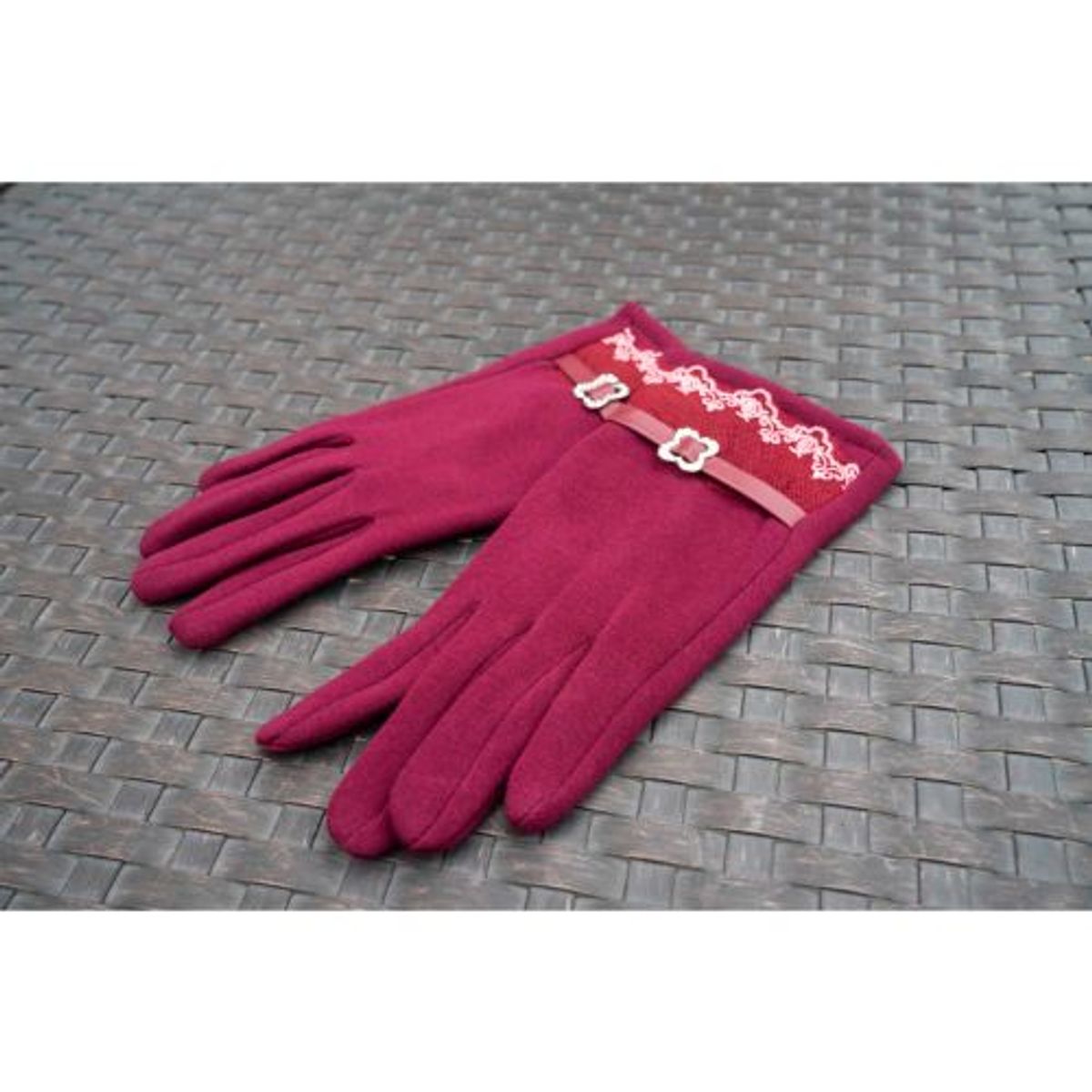 Women's Touchscreen Gloves - Red