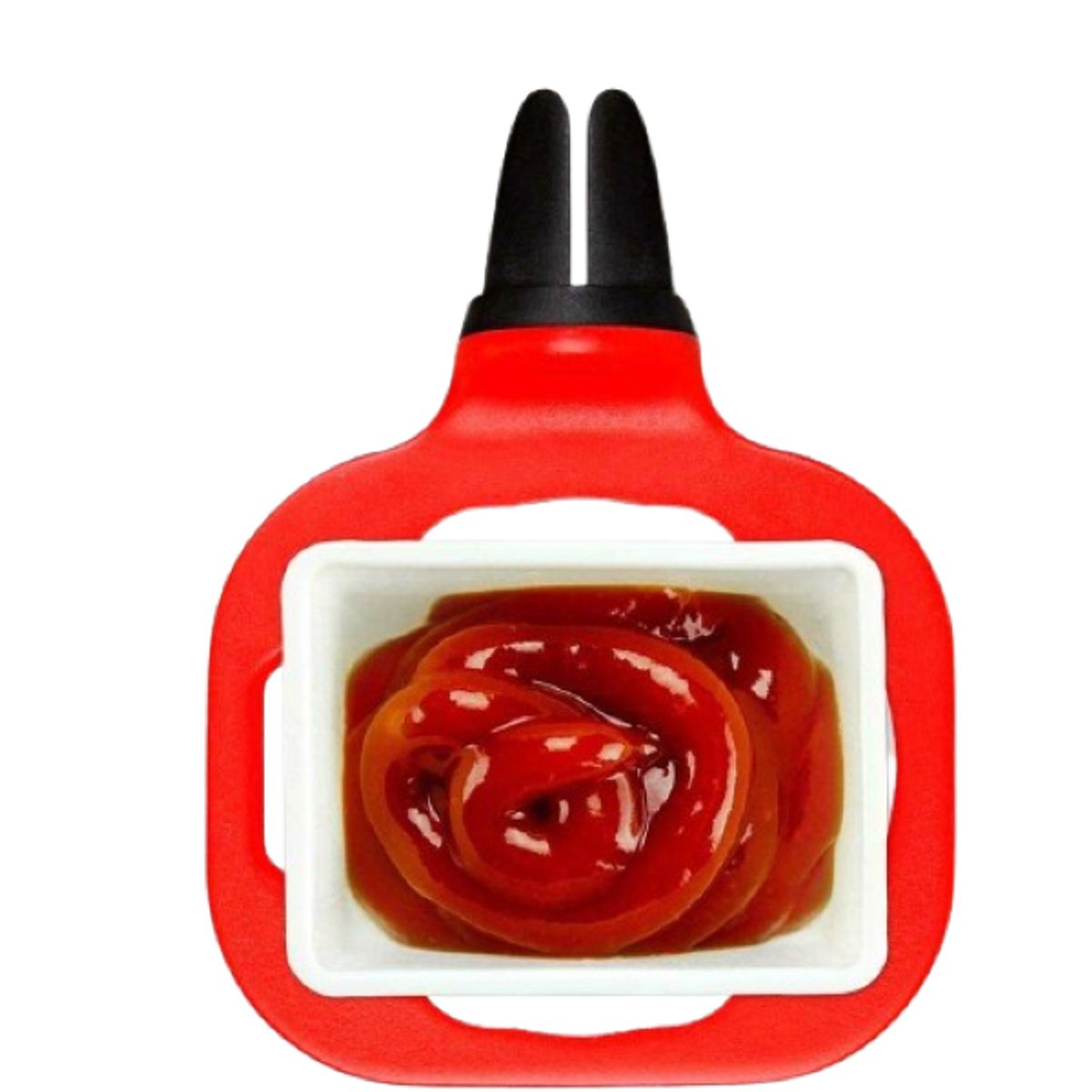 Dip Clip - Car Air Vent Clip Sauce Holder - Red