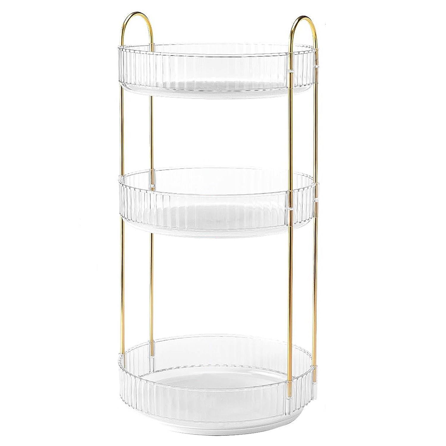 NewHome™ 3-Tier Rotating Makeup Organizer - NewHome 3-Tier Makeup Organizer W