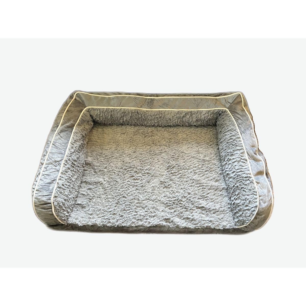Microplush Orthopedic Bolstered Pet Bed - L U Shape