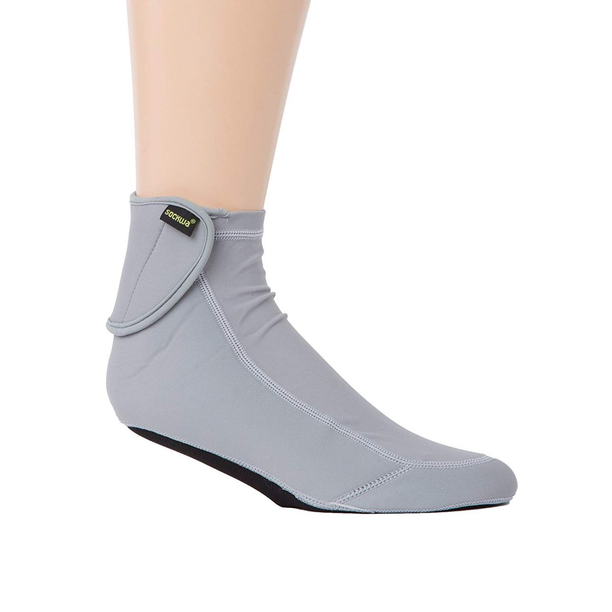 Sockwa® Playa-Hi Beach Socks (1-Pair) - GRAY, M9/W10