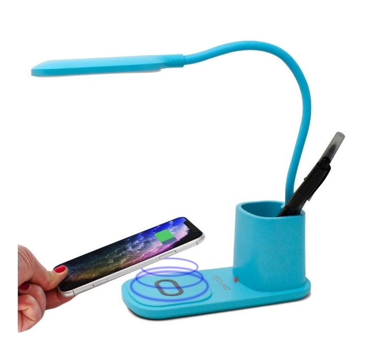 Photos - Floodlight / Street Light Aduro Aduro U-Light Wireless Charging Desktop Lamp - Blue UNI-ULQISD-06