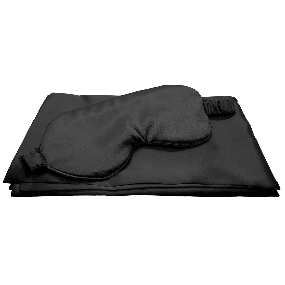 Olivia Rose™ Beauty Essentials Satin Sleep Set (1- or 2-Pack) - Black 2 Pack