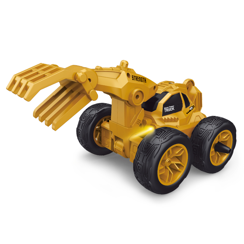 Kids Remote Control 360Degree Stunt Trucks  Cars  Remote Control Wood Picker