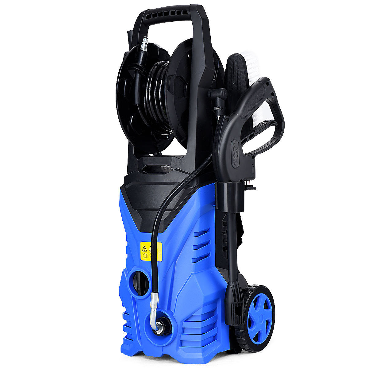 Photos - Pressure Washer Costway 2030PSI 1800W Electric High- with Hose Reel - High  Blue EP22893BL 