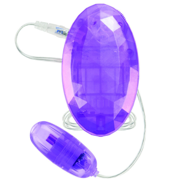 CalExotics Lighted Shimmers LED Glider Teaser Vibrator - Purple