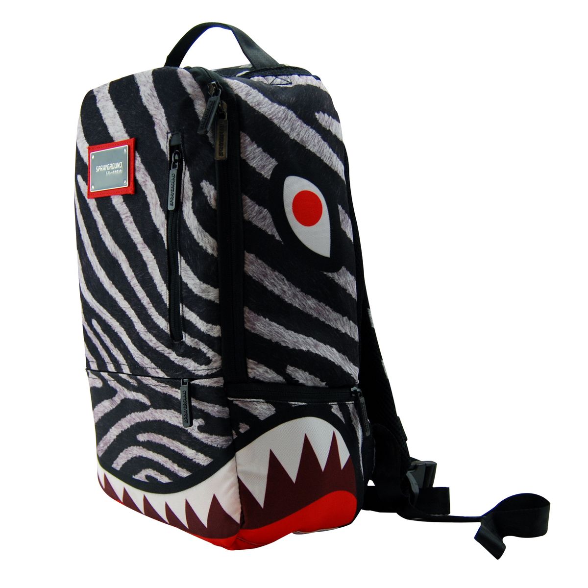 Fashion Patterned Backpack  Zebra Shark