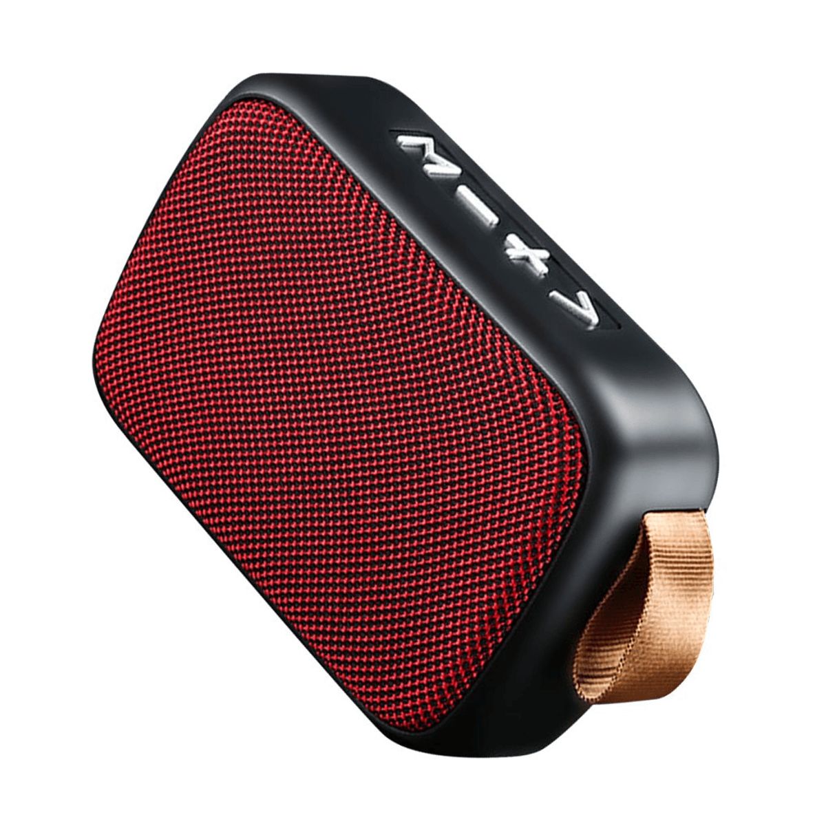 Dancing Wave Mini Wireless Bluetooth USB Speaker - Red